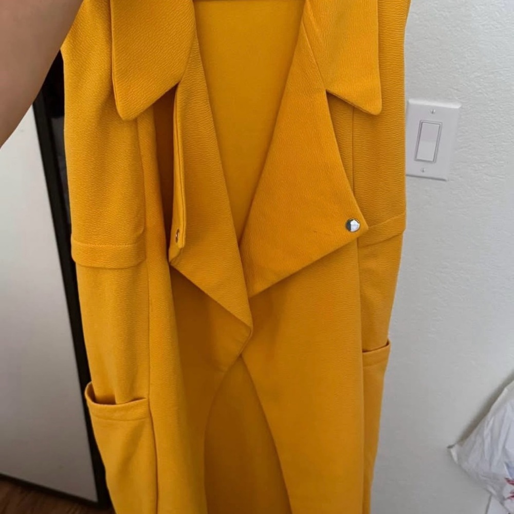Yellow Sleeveless Jumpsuit